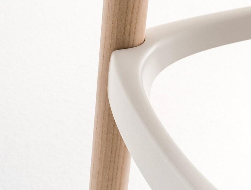 Pedrali Табурет деревянный с подставкой для ног Babila 2706 - Вид №3