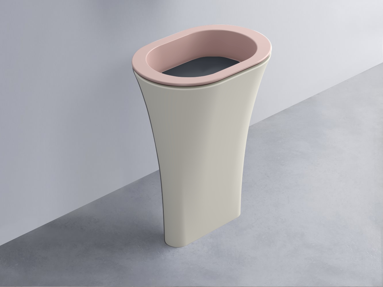 AMLA65-CP+AMPILO-BA+AMCOLO-TL Раковина Amedeo Ovale отдельностоящая cielo Enjoy + Amedeo Ceramica Cielo