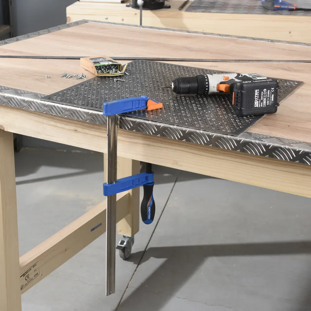 F-образная струбцина Dexter для профессионального монтажа 400 мм 82305122 STLM-0024285 - Вид №11