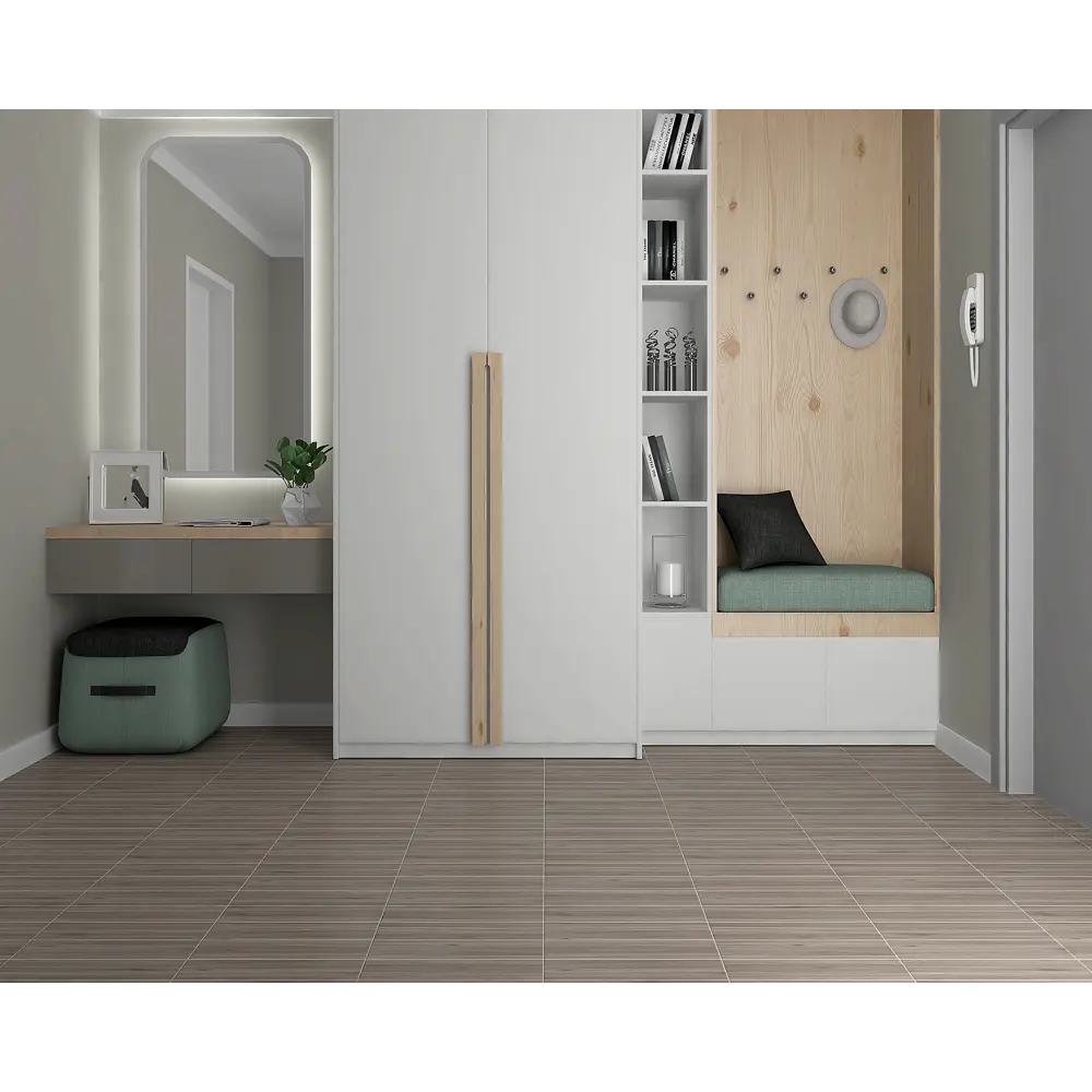 Керамогранит Organic 40.2х40.2 см 1.62 м² цвет серый 82794856 STLM-2193329 Santreyd - Вид №3