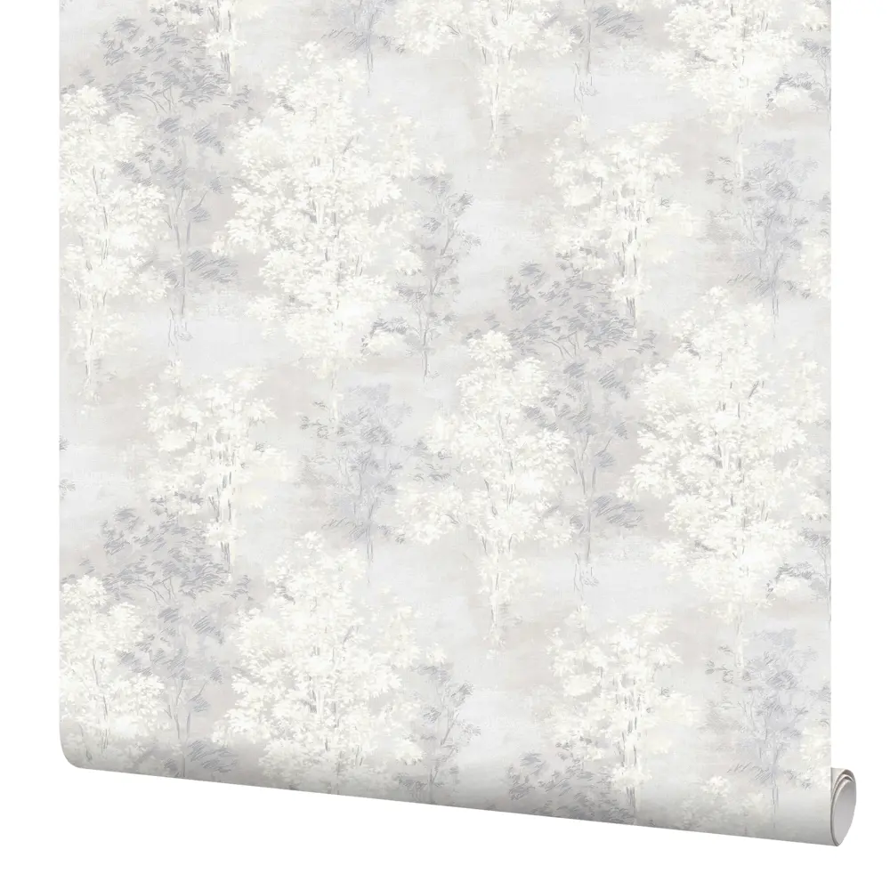 Флизелиновые обои Erismann Ninelle бежевые с растительным орнаментом в стиле кантри 89415613 STLM-1564016