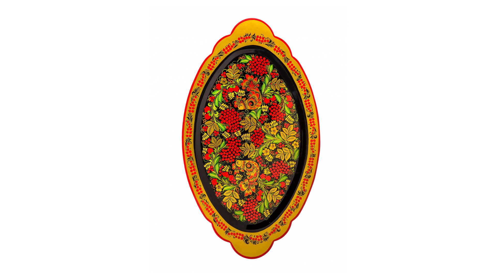 10660468 Хохломская Роспись Набор д/воды 4 пр. (Высшая категория) Дерево  - Вид №1