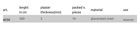 Профиль защитного выступа EDILFERRO TRAVEST ART. 4030 ARCH-00080971 - Вид №3