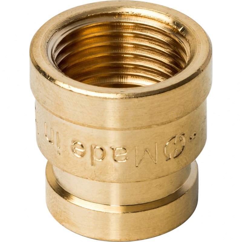 Муфта переходная ВВ 1/2х3/8" латунь STOUT SFT0005001238 - Вид №2