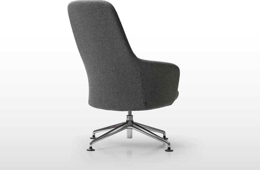 Quinti Sedute 4-спицевое кресло с высокой спинкой Level sun-id-1453048 - Вид №3