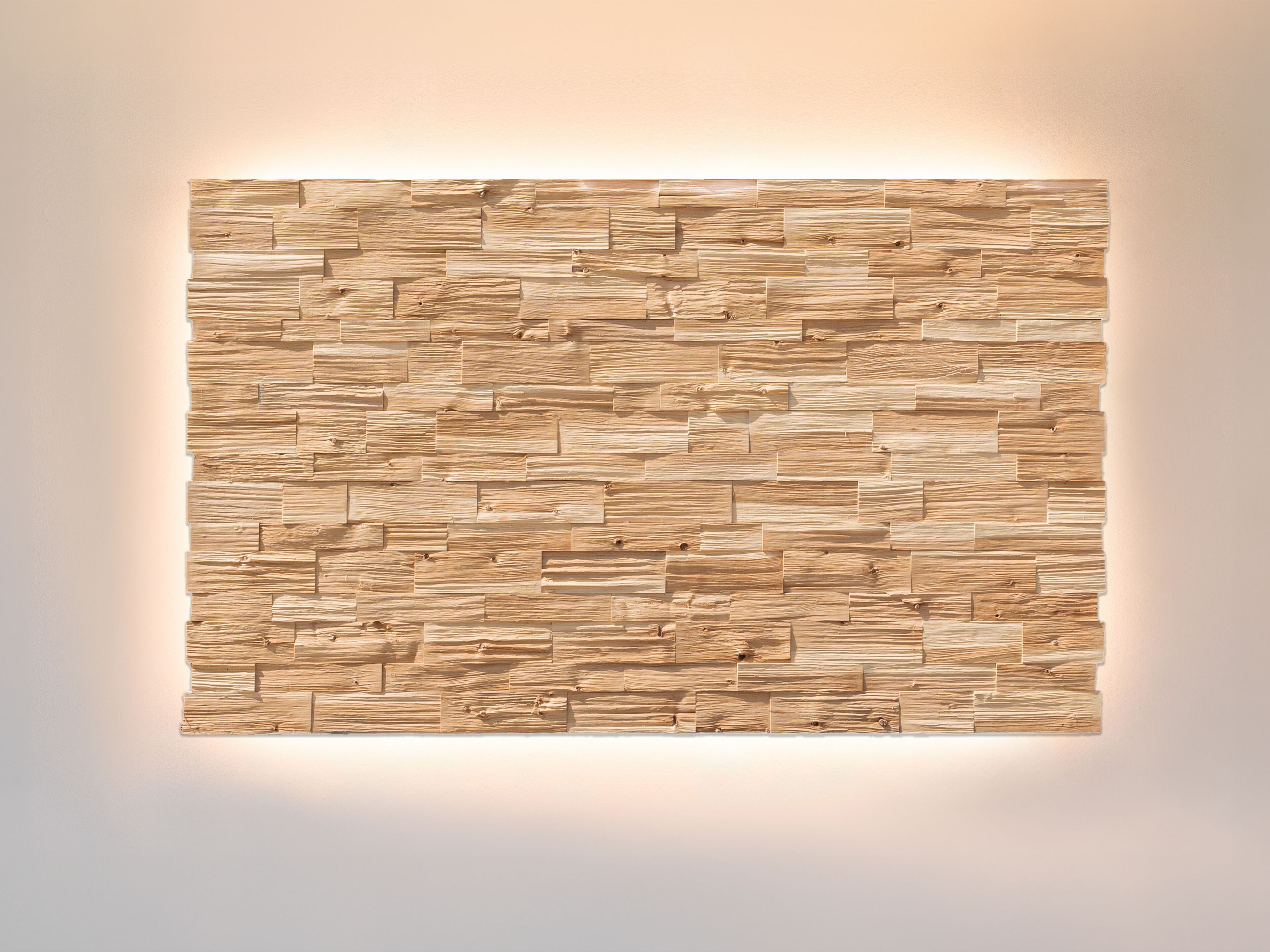 Светлая декоративная панель из Сырцовой черепицы cirmolo Mobart Ben Woodframe ARCH-00153067