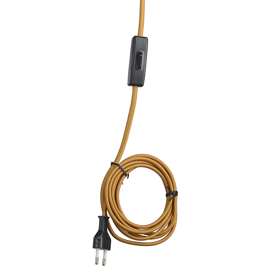 2509_359011 Лампа настольная lyss, 50х25хD18 см, миндальная матовая Frandsen  - Вид №1