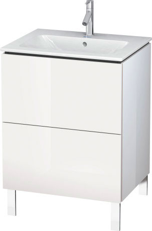 LC662505252 Тумбочка напольная L-Cube #LC6625 620 x 481 мм Европейский дуб, декор Duravit - Вид №2
