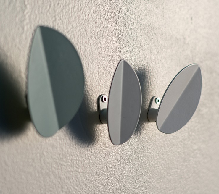 Ex.T Leaf Small Настенная вешалка ice grey EXLEAFP/GH - Вид №3