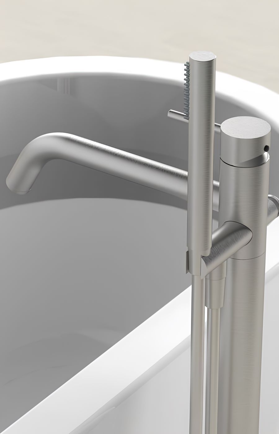 Смеситель для ванны с ручным душем Ercos Stilox ARCH-00136051 - Вид №1