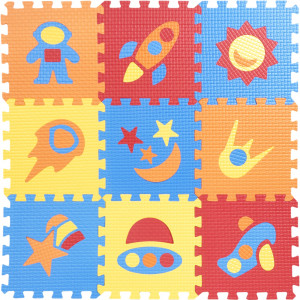 82411020 Пол мягкий «Космос», ЭВА, 33x33 см