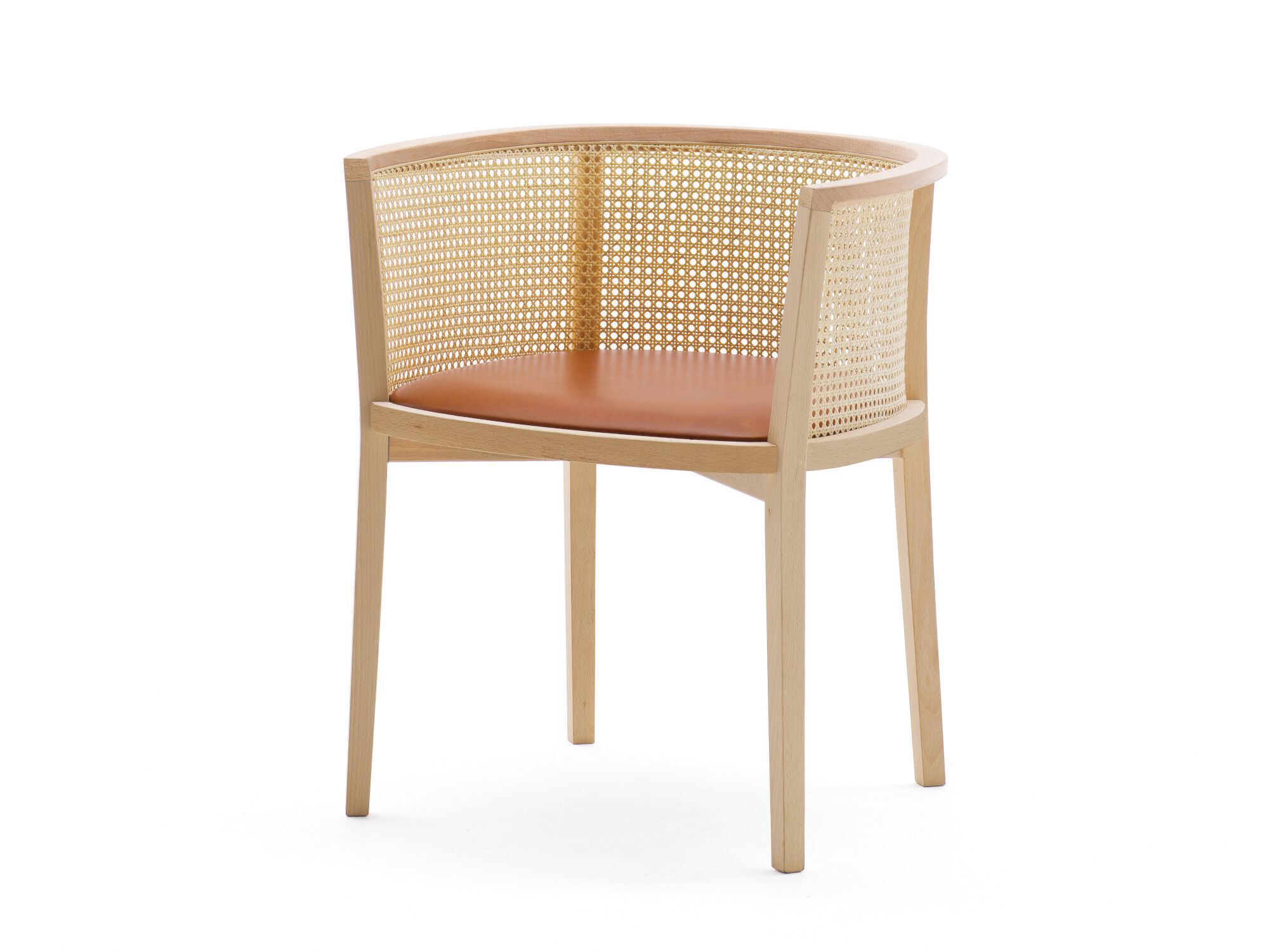 Венский соломенный стул с подлокотниками Very Wood Kha ARCH-00030795