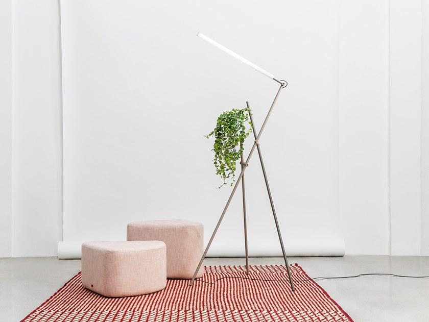 Estiluz Регулируемый светодиодный металлический торшер Asana P-3768 - Вид №1