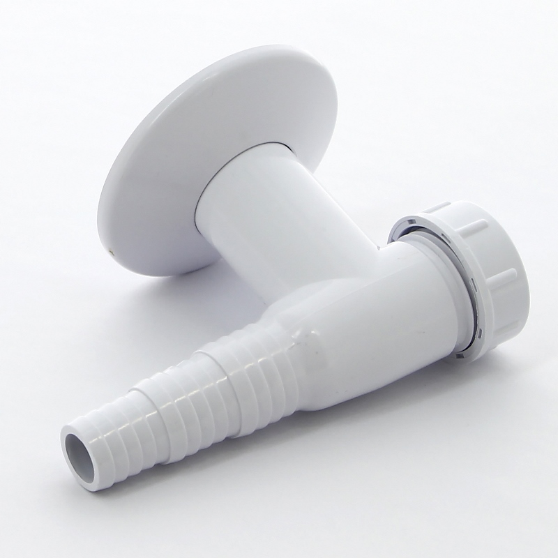 Сифон McAlpine для подключения слива бытовой техники с обр. клап. и отражателем выход D=32 мм белый WMV32WH