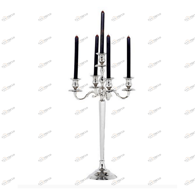 Подсвечник металлический серебристый на 5 свечей Amarillo S от Eichholtz EICHHOLTZ EICHHOLTZ 060385 Серебро 