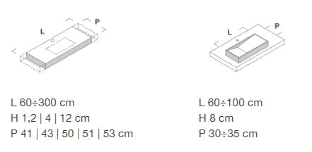 Подвесная раковина Corian® с держателем для полотенец Rexa уникальный ARCH-00037089 - Вид №2