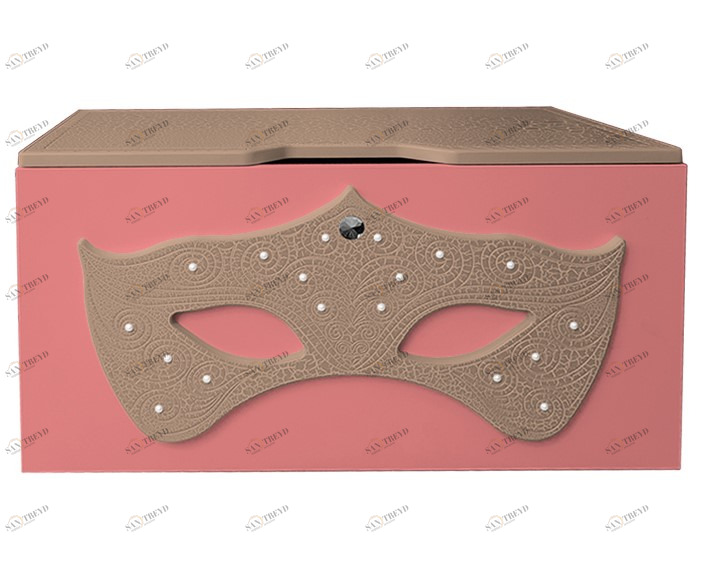 Ящик для игрушек "Венеция" МАНДАРИН ВЕНЕЦИЯ 179554 Красный Santreyd