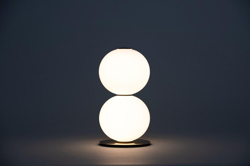 Formagenda Настольная лампа из светодиодного стекла с диммером Pearls sun-id-1427196 - Вид №30