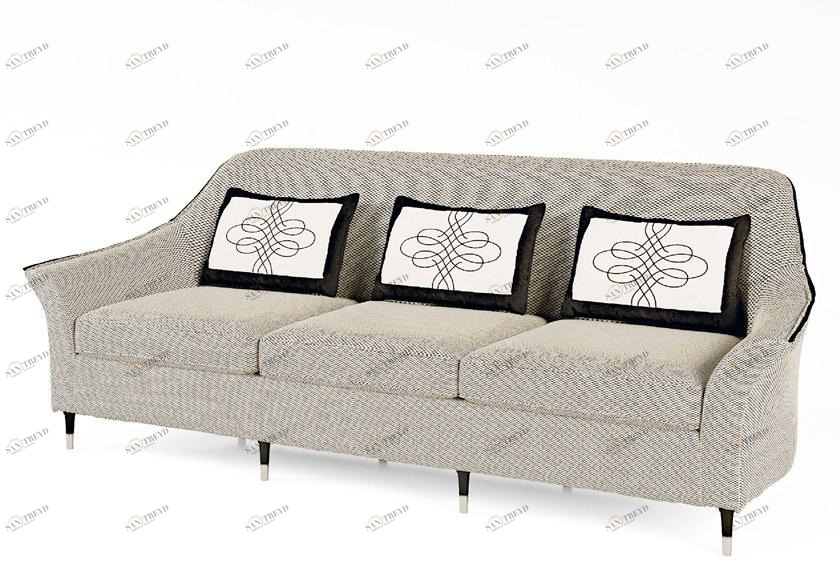 Bellotti Ezio 3-х местный тканевый диван Palais royal 2016-43