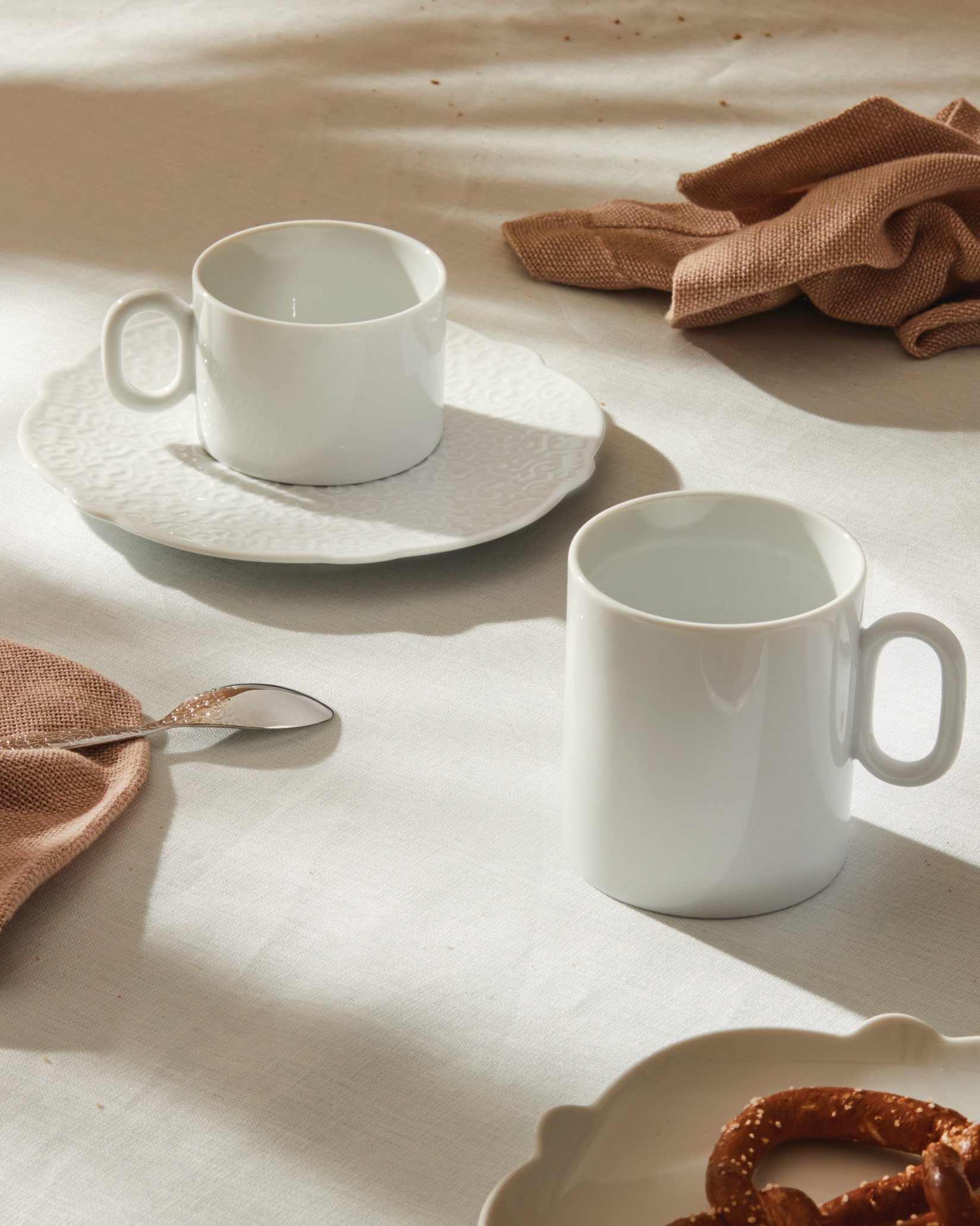 Блюдце для чая. 4 предмета Alessi Dressed MW01/79 - Вид №1