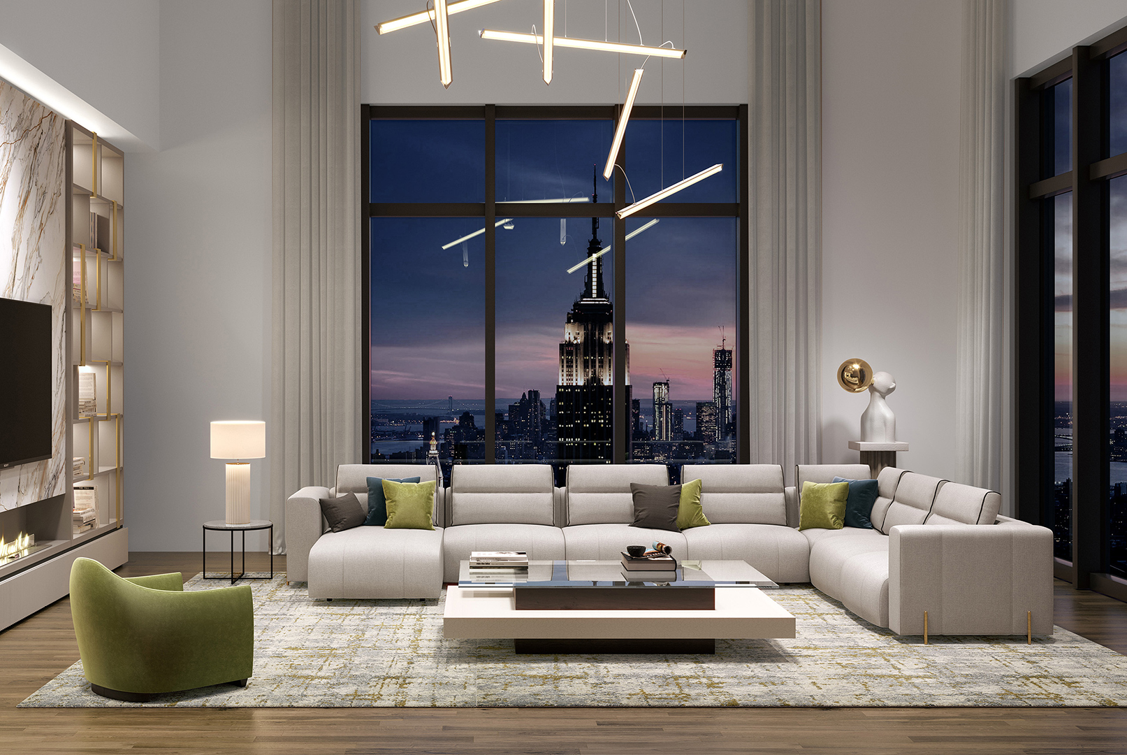 4-местный диван Bellagio Bellagio A4220 Coleccion Alexandra - Вид №3