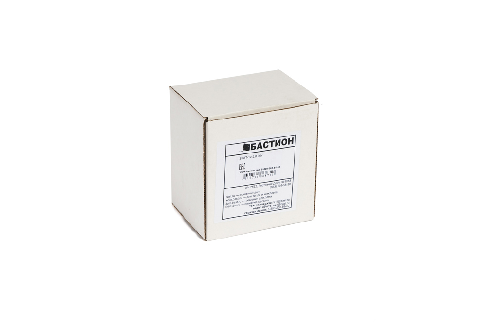 SKAT-12-2.0 DIN power supply 12v 2.3a external battery 1х7-17ah charge current 2.0 – iload. Бастион  - Вид №8