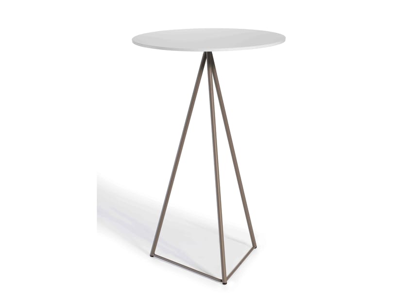 Высокий круглый стол в Compactop® GABER GLITTER ROUND HIGH ARCH-00054421