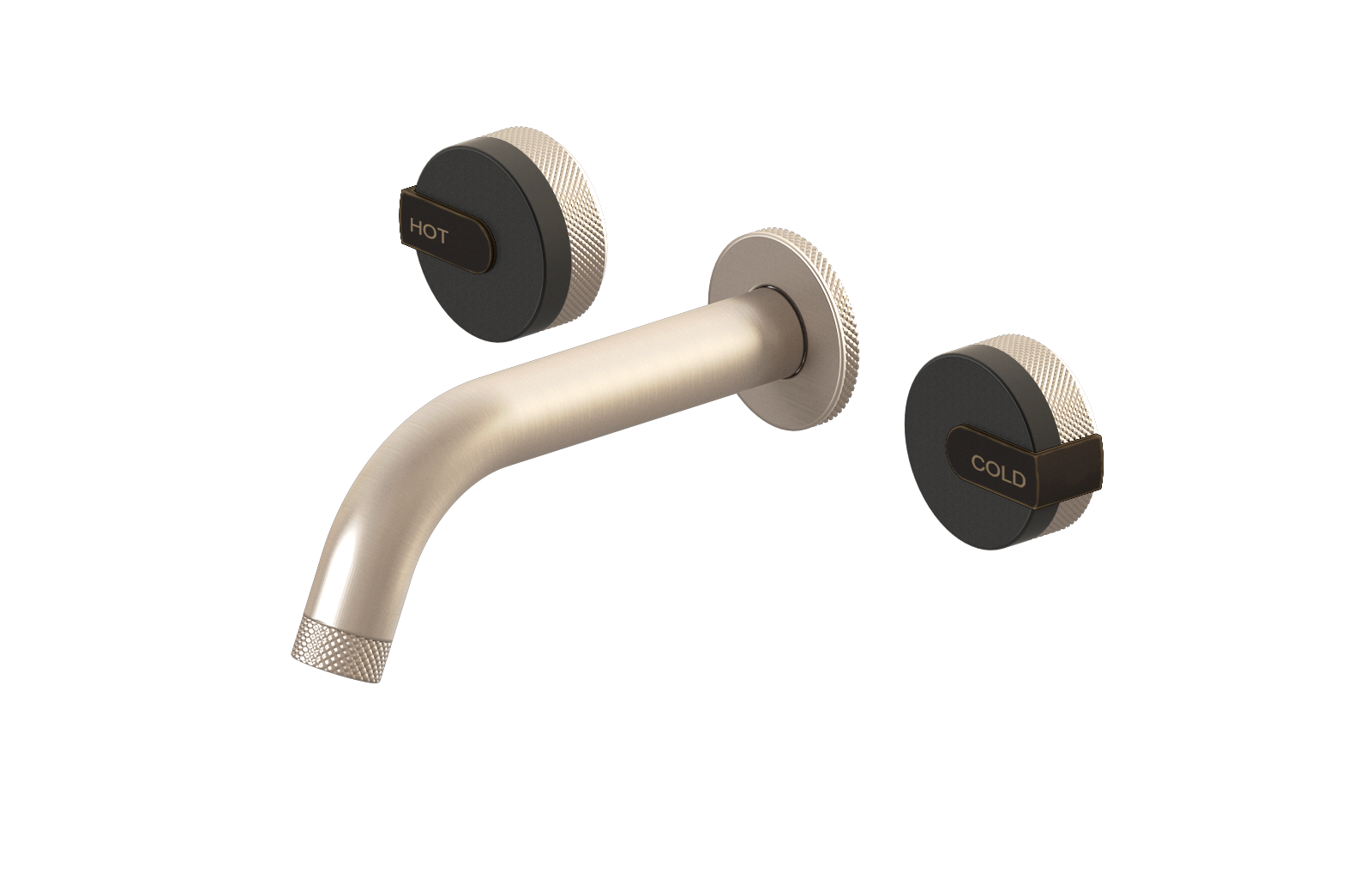 E-11530-R1BK-L1OB-SN Смеситель для умывальника из 19,1см носикем (внешняя часть) GRAFF MOD+