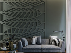 Трехмерная декоративная гипсовая панель