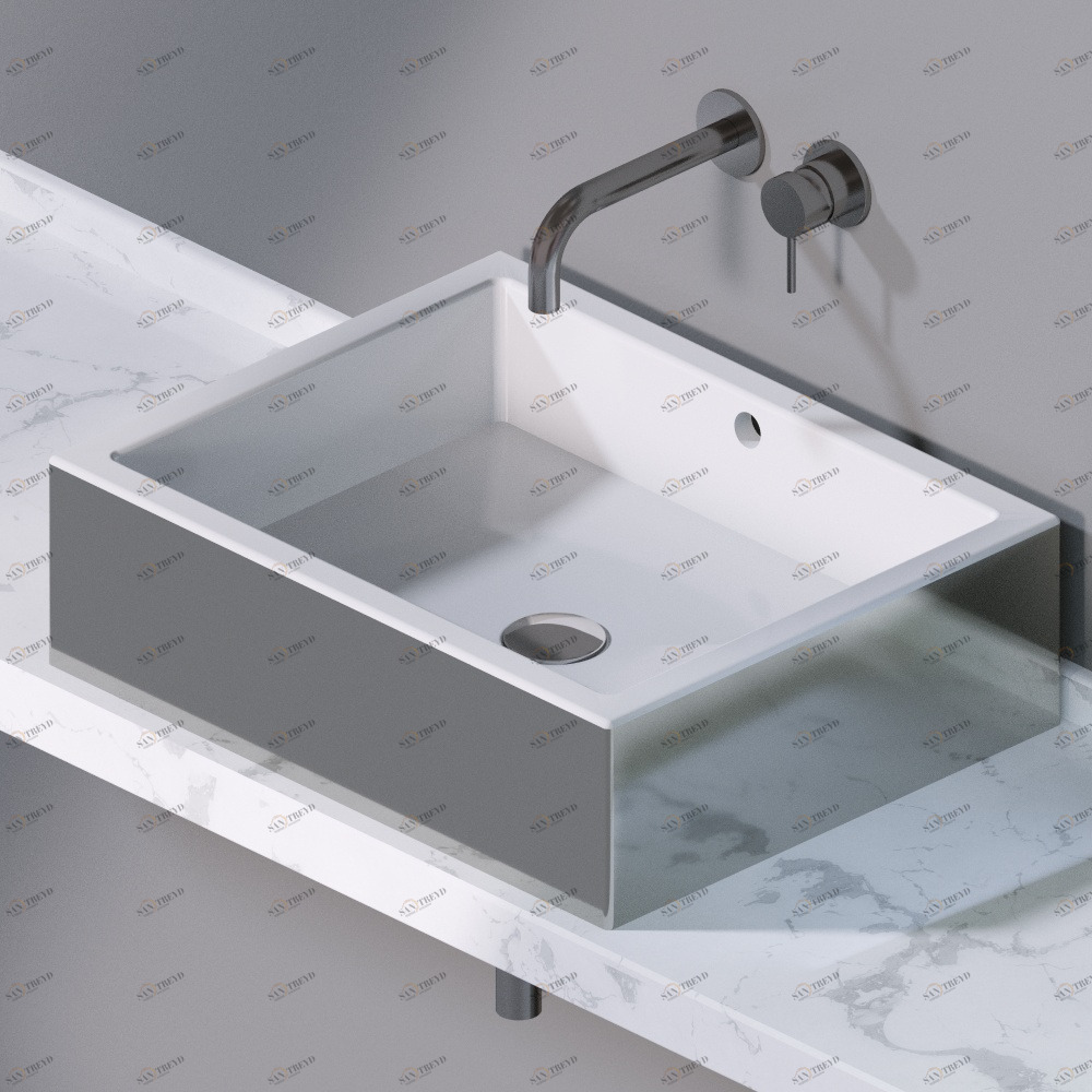 L259251 Накладная раковина на столешницу  прямоугольная A. e T. Italia Bold AeT ITALIA