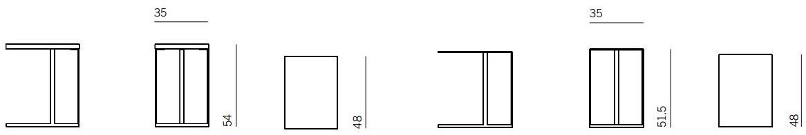 Montis Прямоугольный металлический журнальный столик Annex sun-id-1369768 - Вид №1