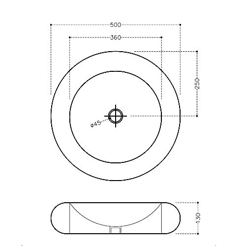 FSS-WHT-29901 Раковина Jaquar Fusion Santreyd - Вид №1