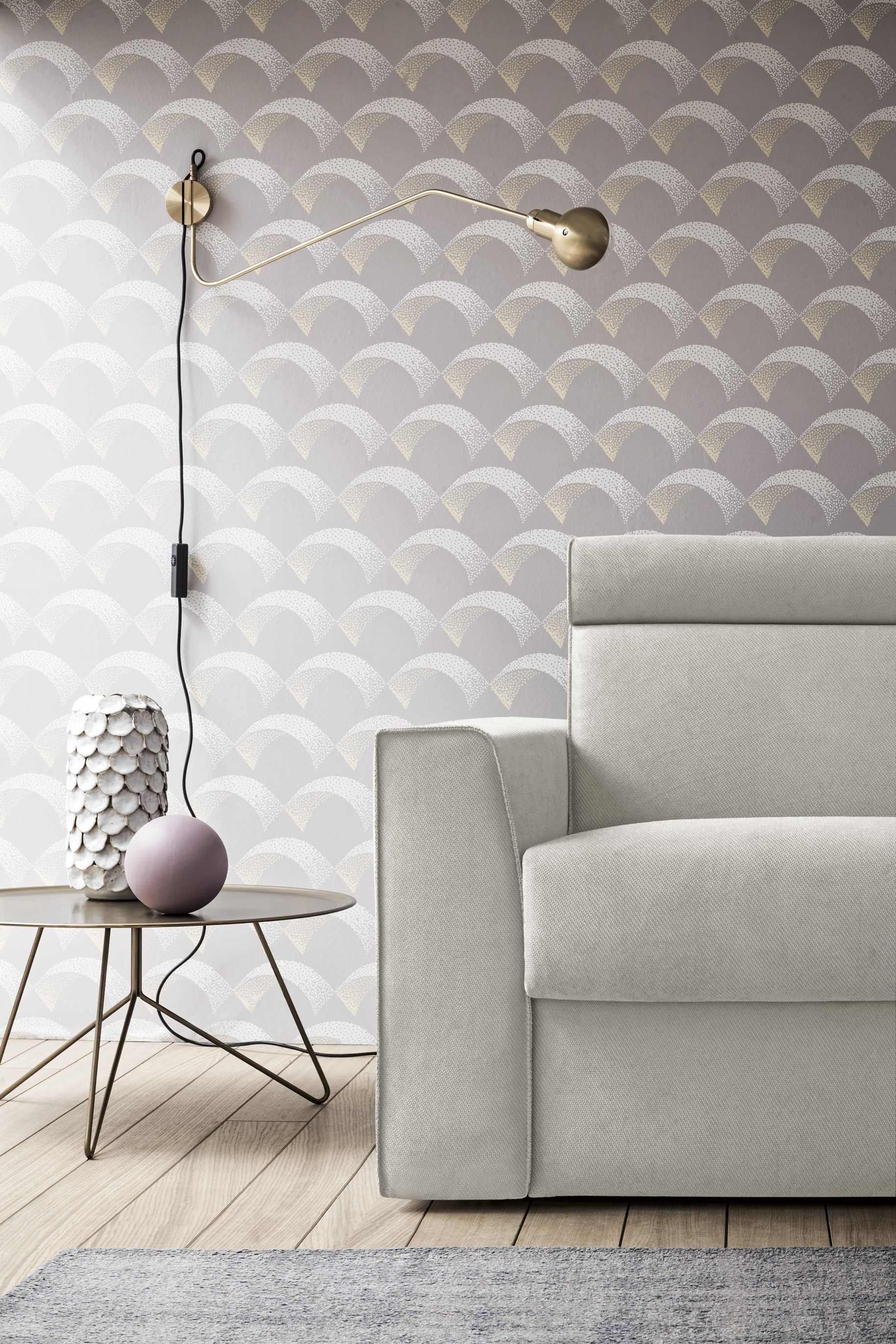 Двуспальный диван-кровать из ткани Felis Day &amp ARCH-00065823 - Вид №3