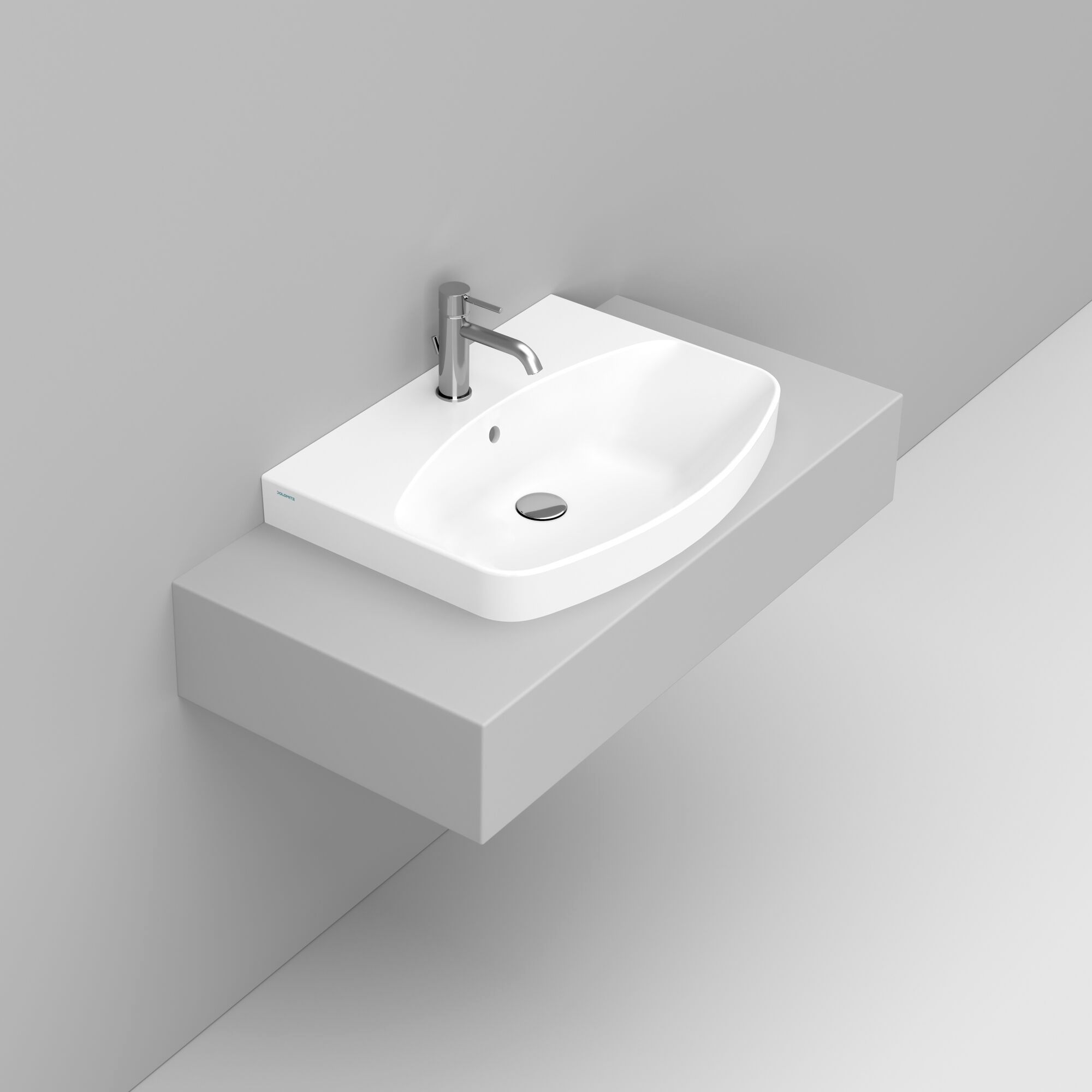 Керамическая раковина с переливом Ceramica Dolomite мойка ARCH-00137355 - Вид №4