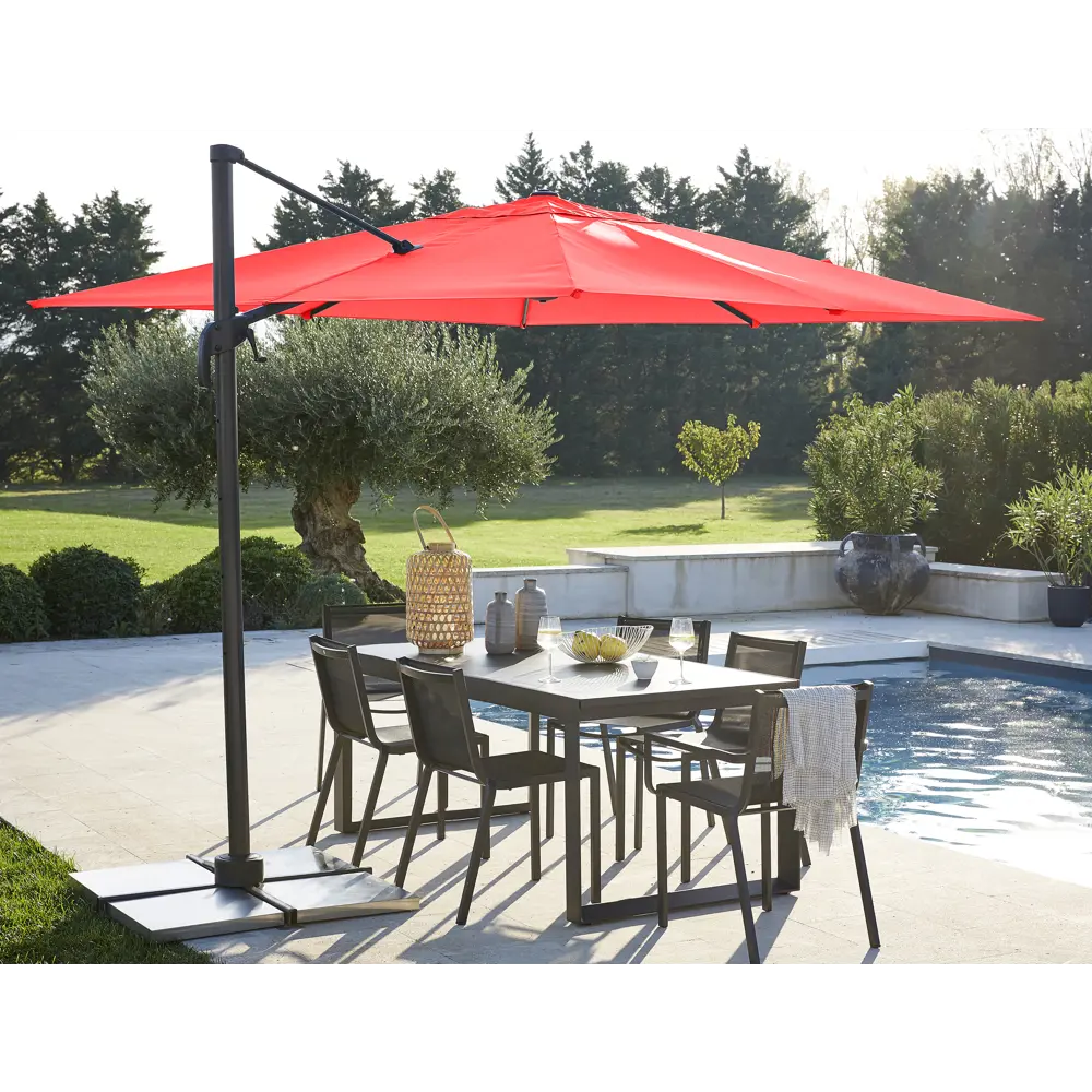 Зонт садовый Naterial Aura 290x290 см цвет красный STLM-2009052 - Вид №18