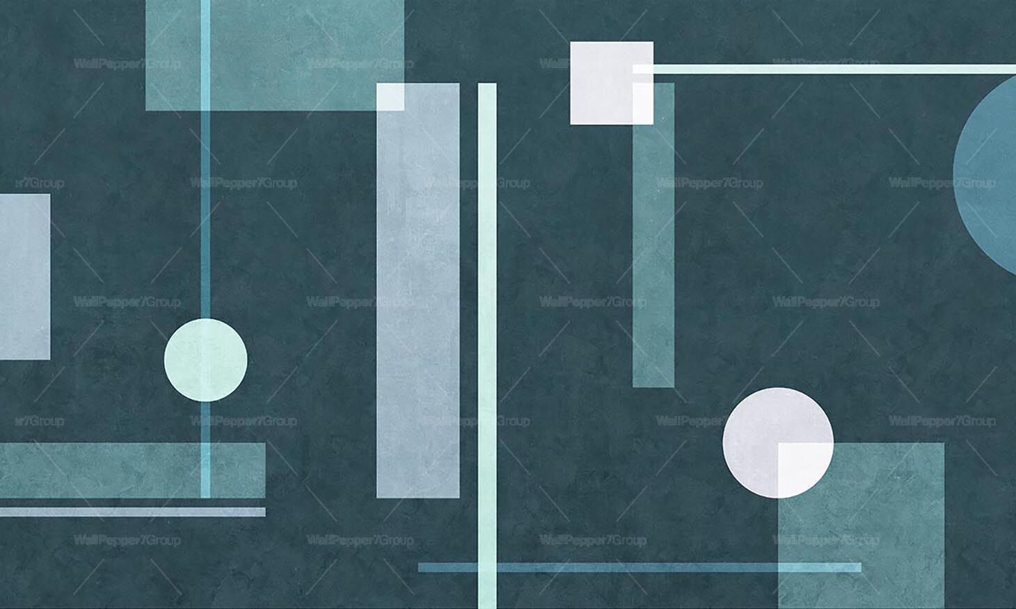 Геометрические обои ПВХ бесплатно, экологически чистые, моющиеся WallPepper EUCLIDE ARCH-00083589 - Вид №4