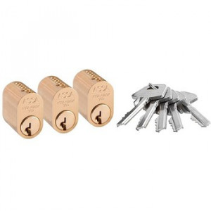 Комплект цилиндров ASSA 1301x3 HA+5 ключей