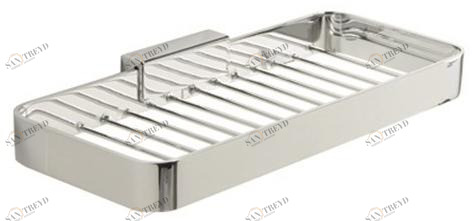 INDA® Мыльница / полка для ванной из хромированной латуни Lea A1851a