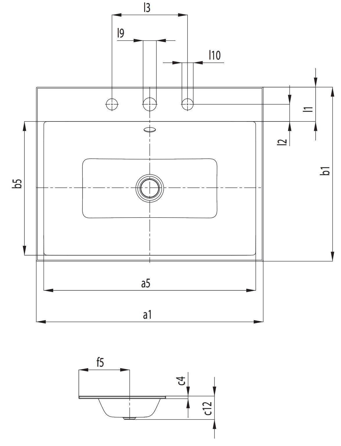 Встраиваемый умывальник из эмалированной стали KALDEWEI чистый ARCH-00138347 - Вид №4