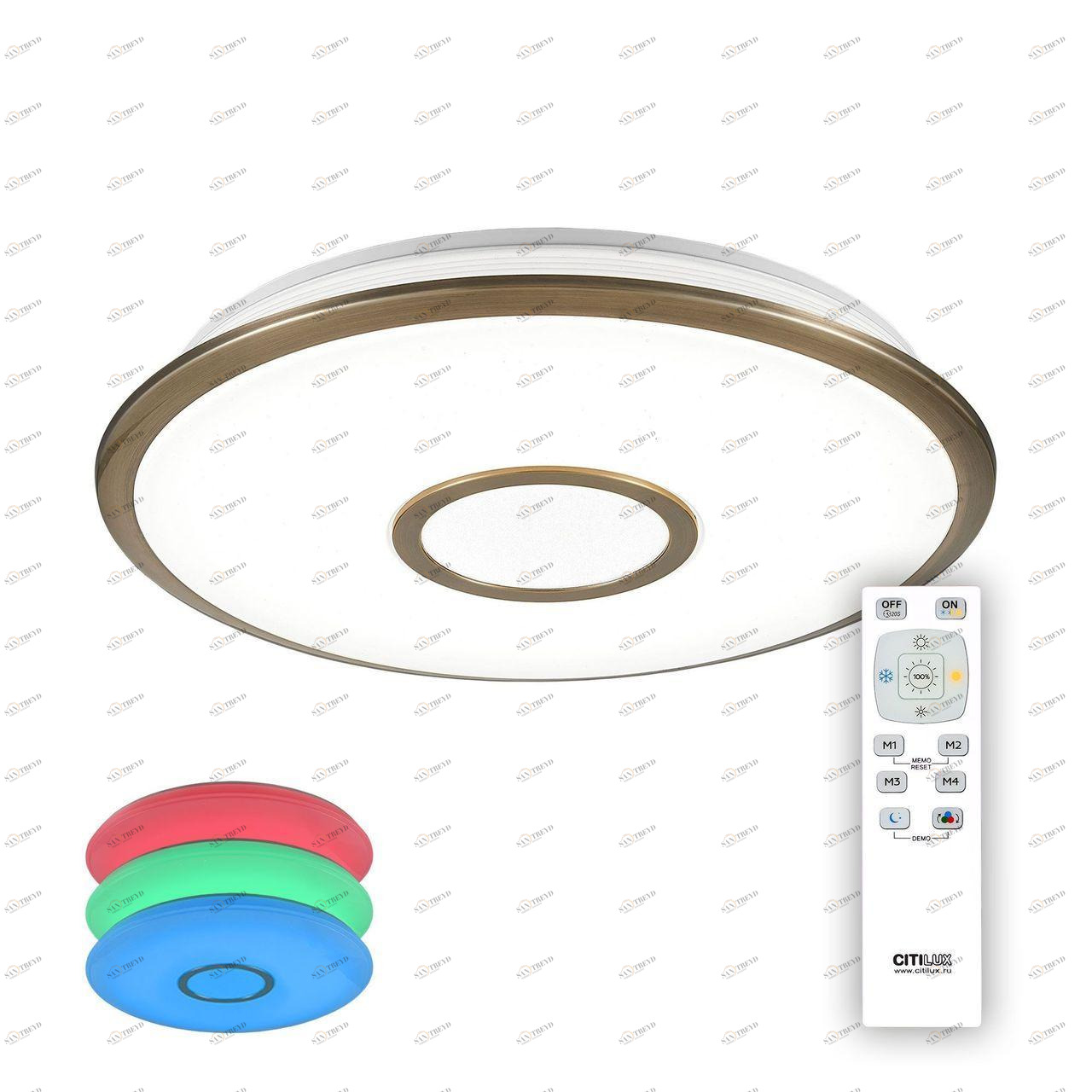 Потолочный светодиодный светильник Citilux СтарЛайт CL70343RGB CITILUX ДИЗАЙНЕРСКИЕ 276674 Белый 