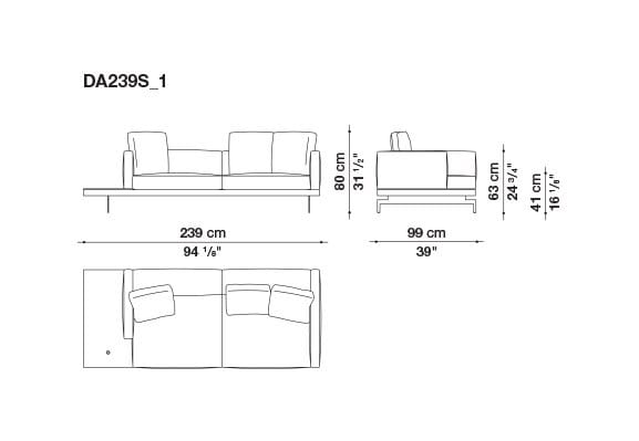 Кожаный диван B&B Italia док ARCH-00130675 - Вид №47