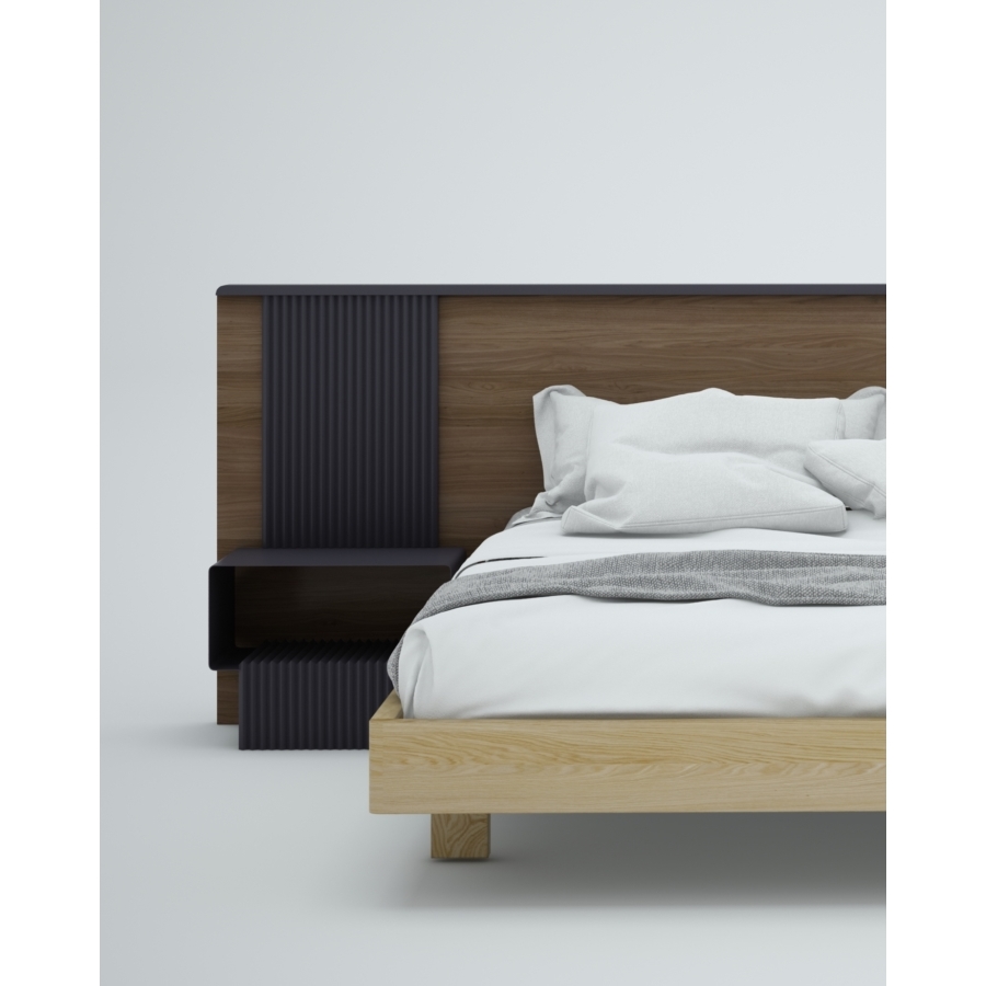 Тумба прикроватная Tesla-D BraginDesign BR0212Ч - Вид №1