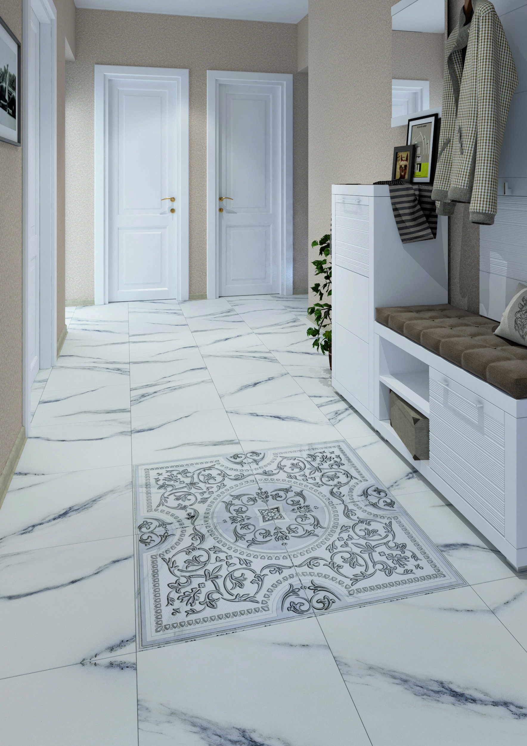 LB CERAMICS Угловая вставка Бьянка Каррара 10×10 см для элегантной отделки 88295572 STLM-0077483 - Вид №6