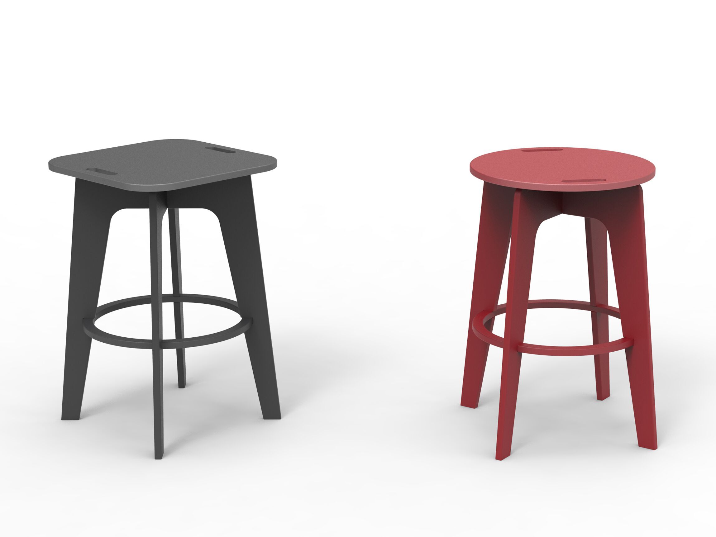 Полиэтиленовый барный стул с подставкой для ног Donye Beat ARCH-00075078