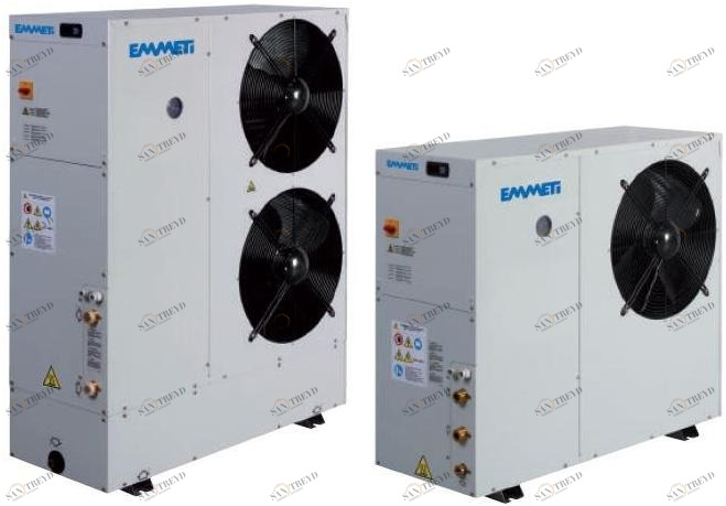 EMMETI Тепловой насос воздух-вода для жилых помещений Refrigeratori e pompe di calore on/off sun-id-1398328
