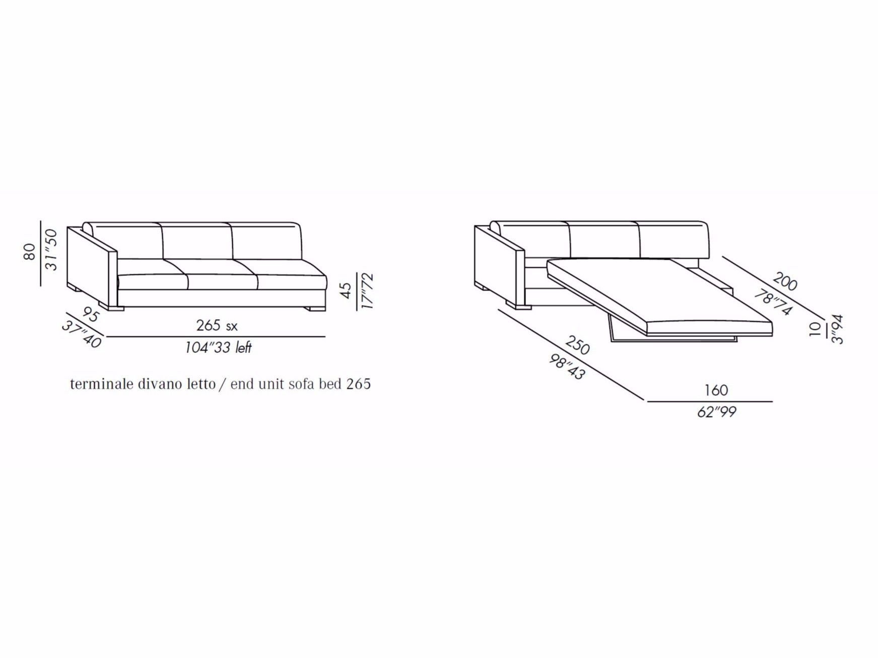 Ткань раскладной диван-кровать Meridiani Belmon ARCH-00121578 - Вид №2