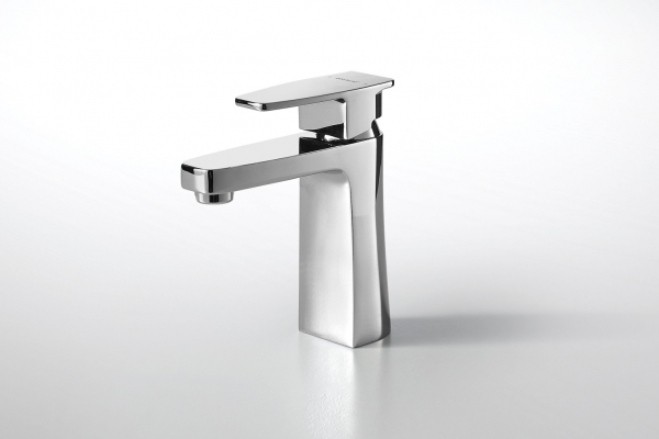 Cмеситель для ванной комнаты на раковину низкий RIFFLE F172106C bravat - Вид №1