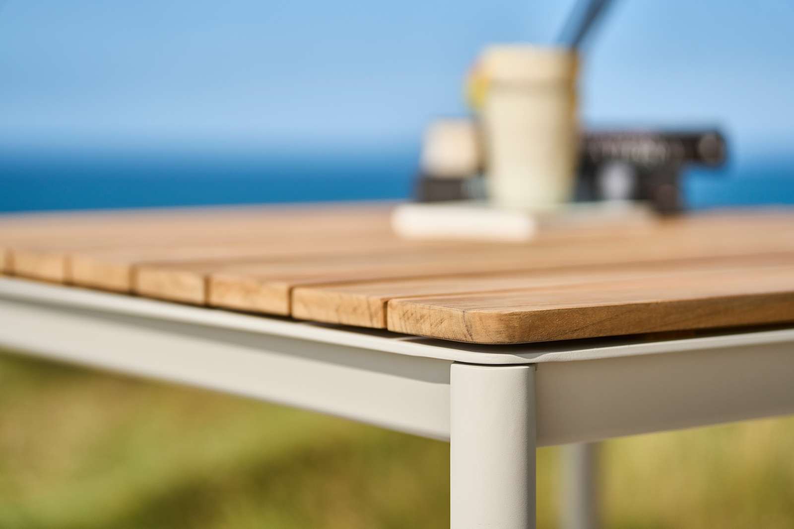 Высокий прямоугольный садовый стол из тикового дерева Mindo Mindo 102 ARCH-00126330 - Вид №1