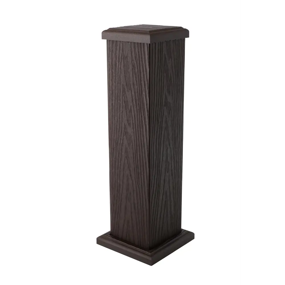 Столб T-DECKS для модульных ограждений 125×125×3000 мм венге 88779118 STLM-1012898 - Вид №5