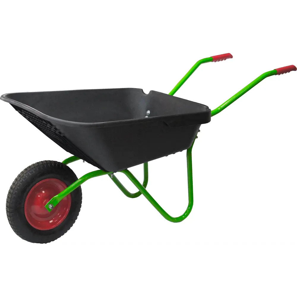 Тачка садовая облегчённая Павловская Заря 90 л надутое колесо STLM-2092031